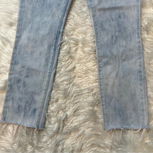 FRAME Le High Straight Leg Jeans Tie Dye Cloud Denim Casual Women’s 25 - Picture 3 of 10